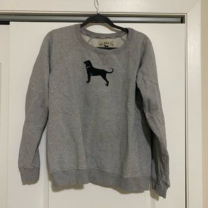 Black dog Martha's Vineyard crew neck sweatshirt
